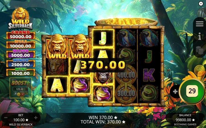 Wild Silverback - grunnvinningur í gegnum Wild Wild Coin Connect