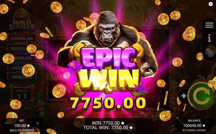 Wild Silverback - epískur vinningur með Grand Jackpot